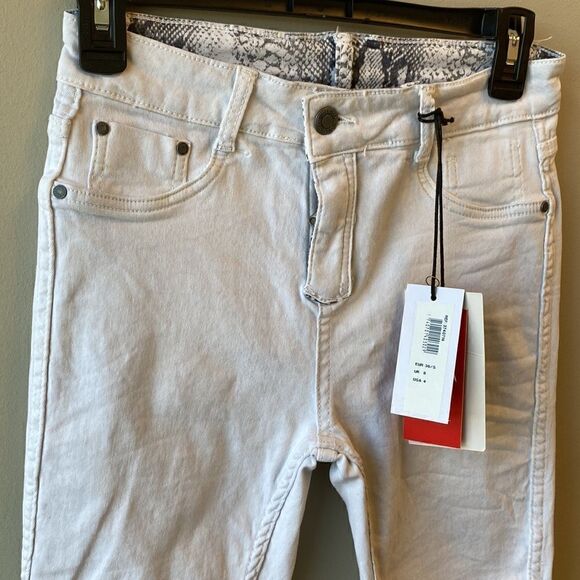 Denim white jeans NWT 4 skinny - Picture 6 of 15
